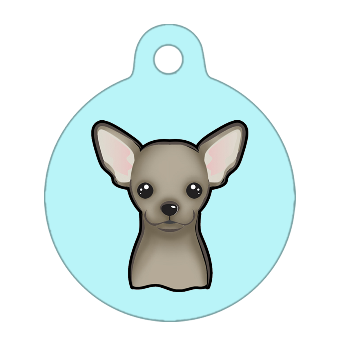 19mm Diameter Tiny Size - Chihuahua Dog