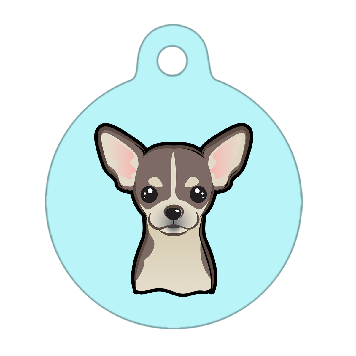 19mm Diameter Tiny Size - Chihuahua Dog