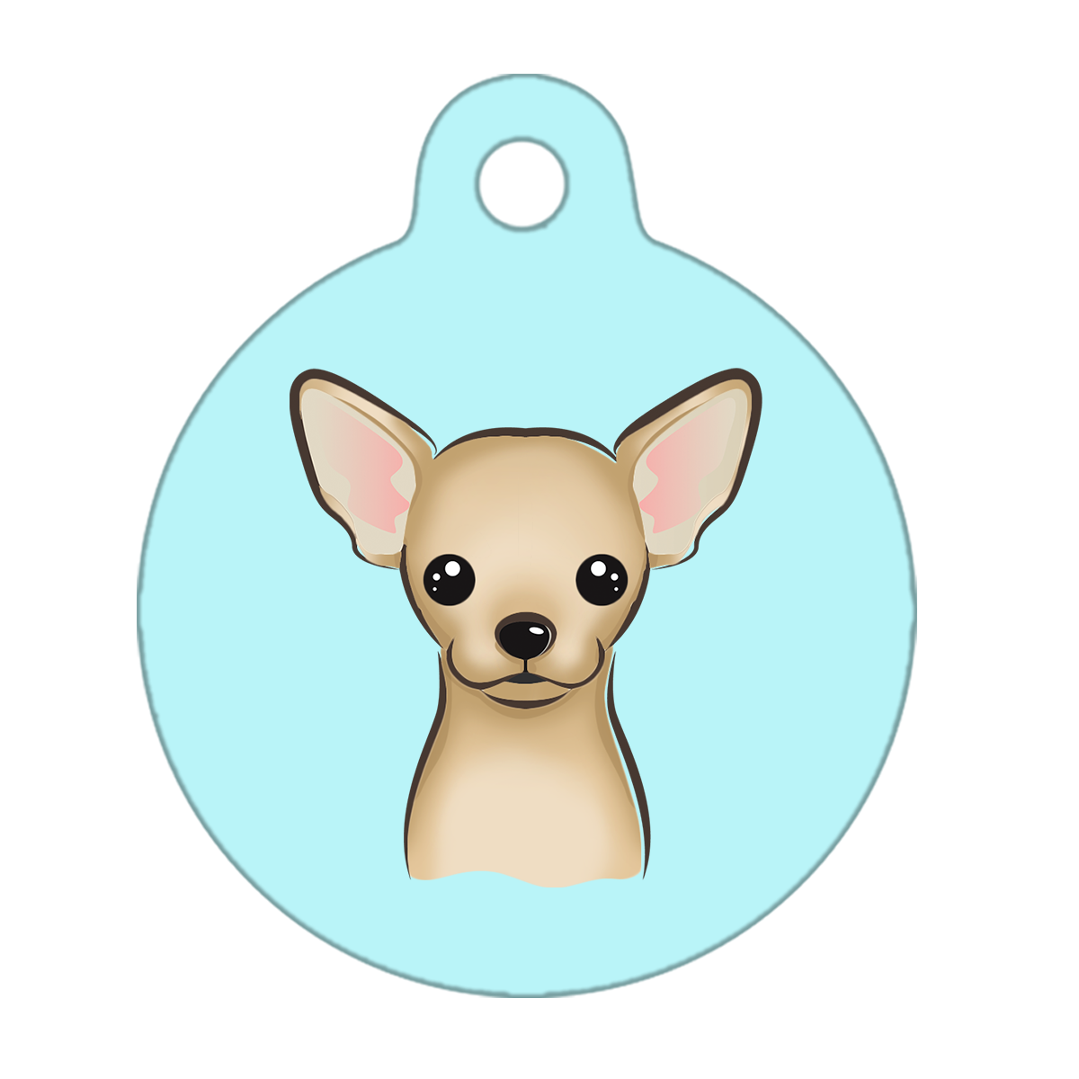 19mm Diameter Tiny Size - Chihuahua Dog