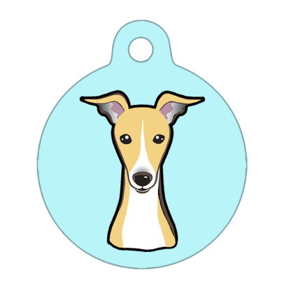 25mm Diameter Small Size - Whippet Dog