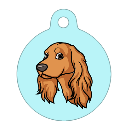 38mm Diameter Large Size - Cocker Spaniel Design