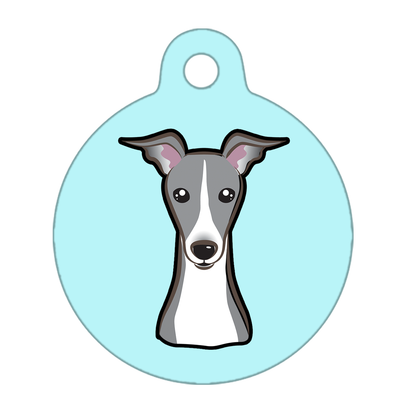 25mm Diameter Small Size - Whippet Dog