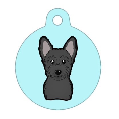 25mm Diameter Small Size - Scottish Terrier Dog