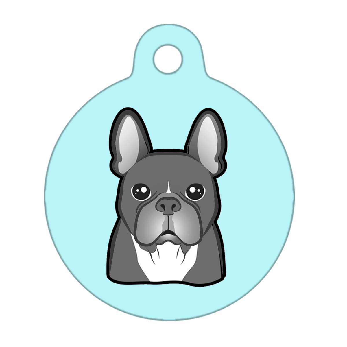 38mm Diameter Large Size - French Bulldog Design