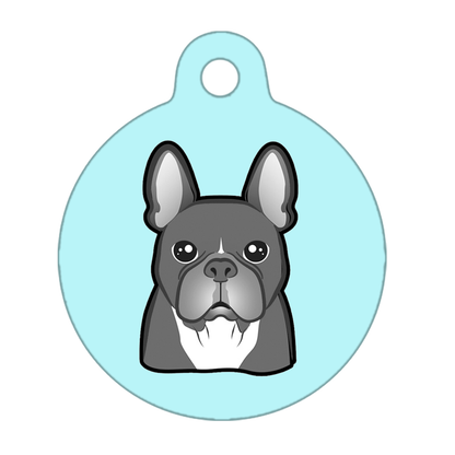 38mm Diameter Large Size - French Bulldog Design