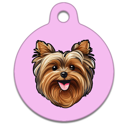 25mm Diameter Small Size - Yorkshire Terrier Dog