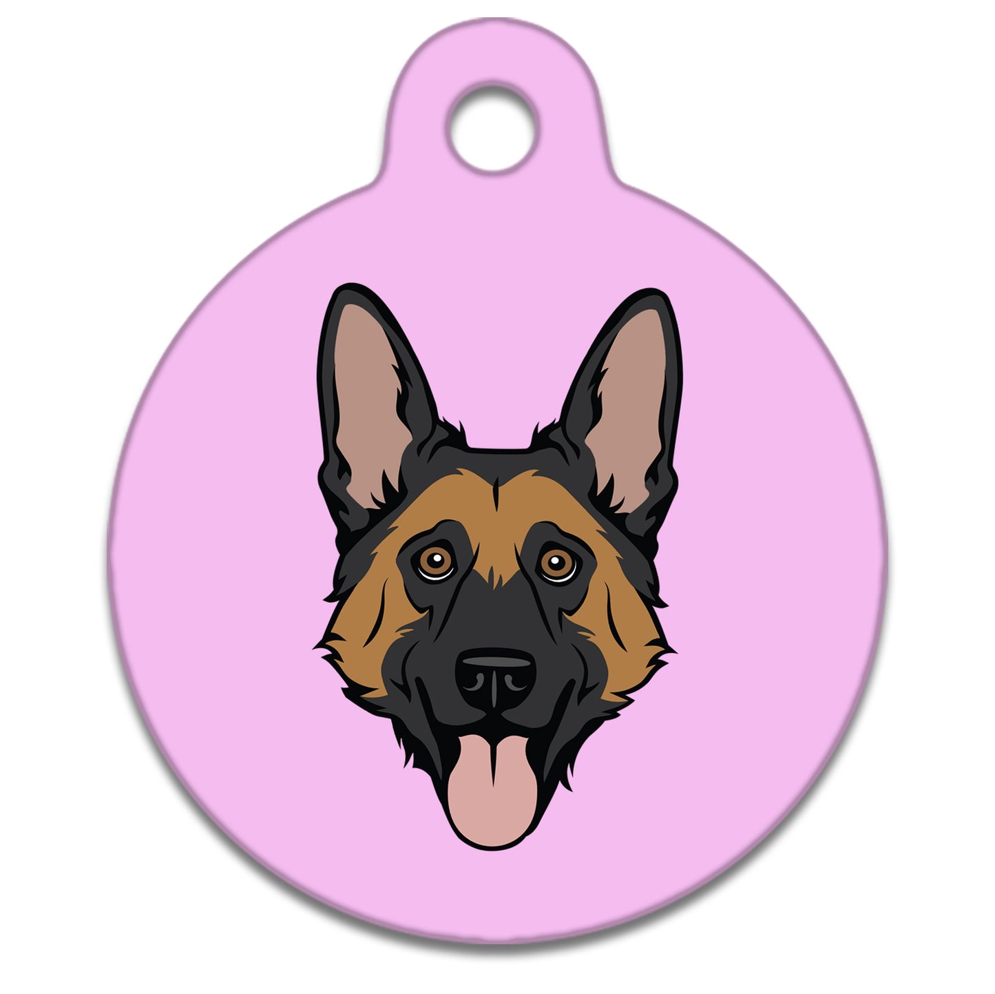 19mm Diameter Tiny Size - German Shepherd Dog