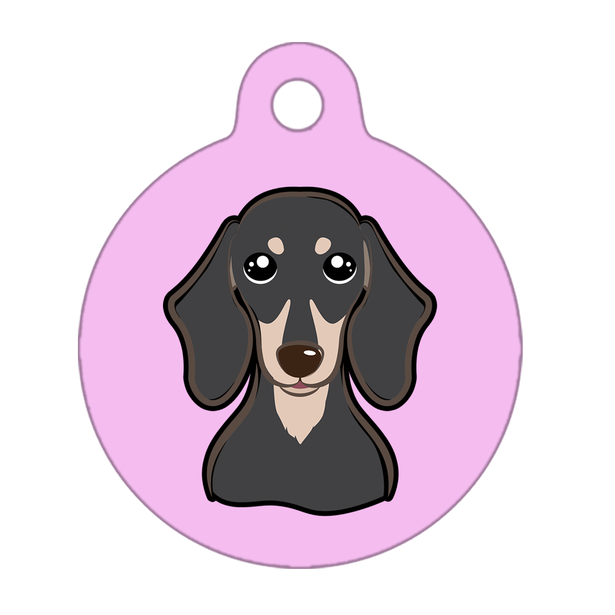 38mm Diameter Large Size - Dachshund Dog