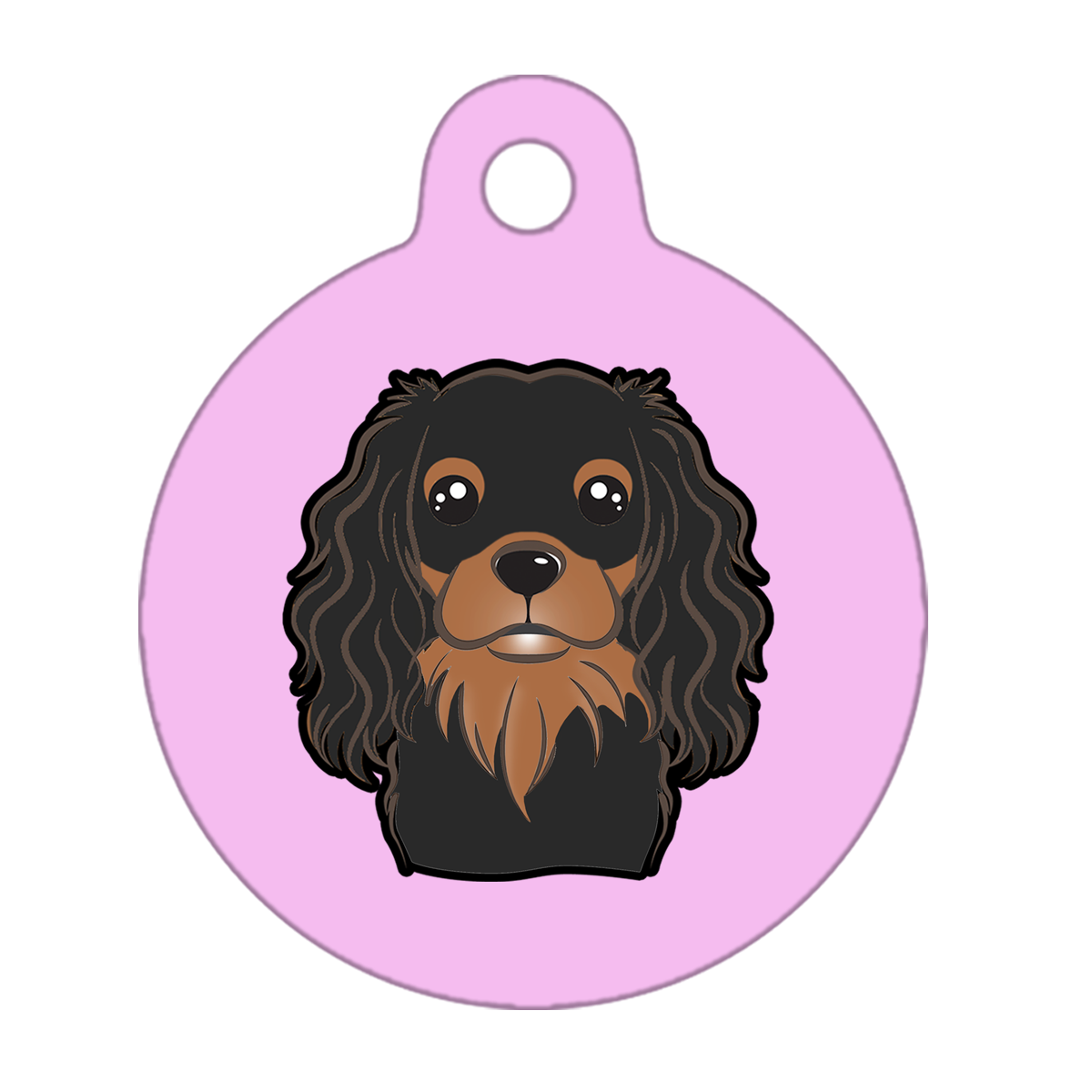 19mm Diameter Tiny Size - Cavalier King Charles Spaniel Dog