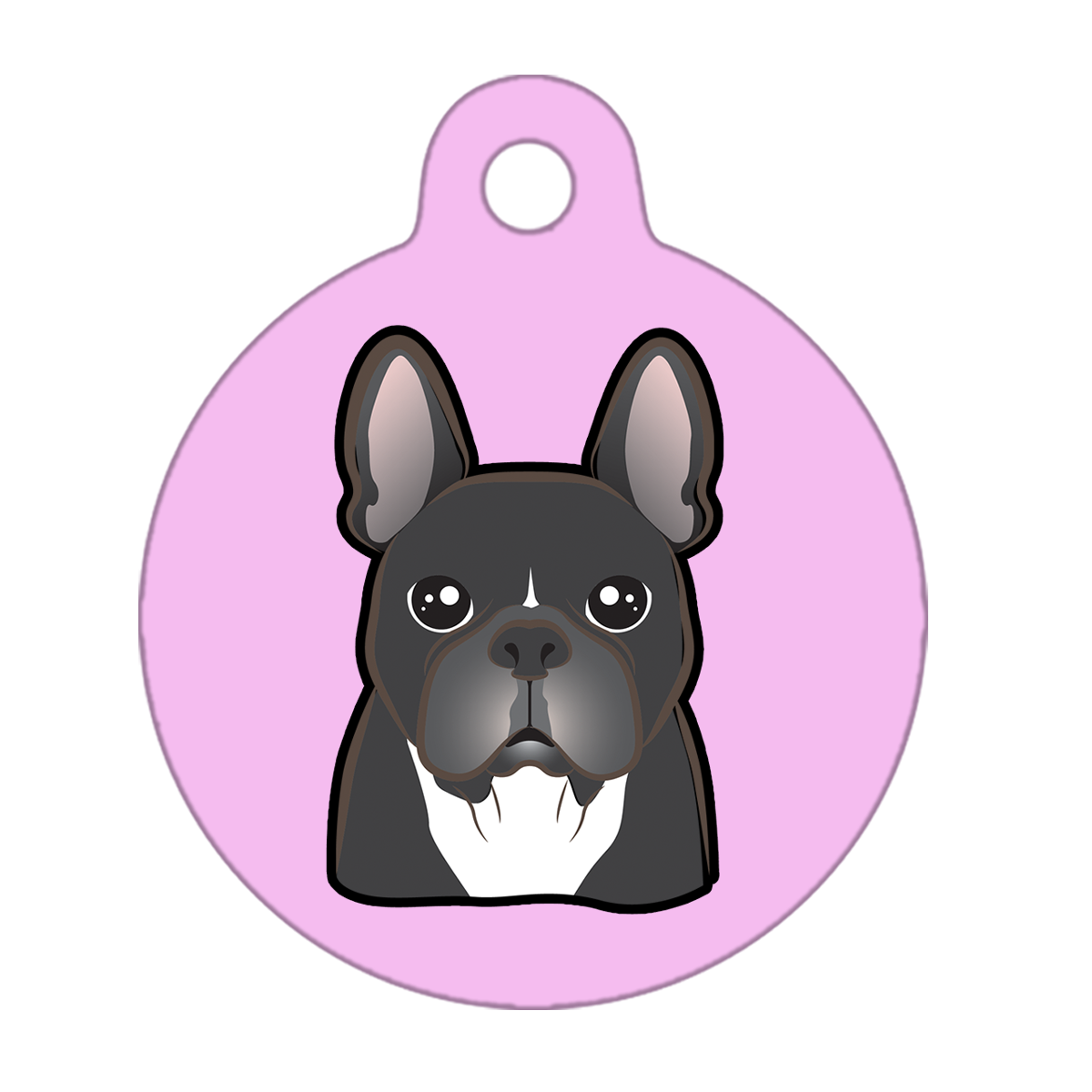 38mm Diameter Large Size - French Bulldog Design