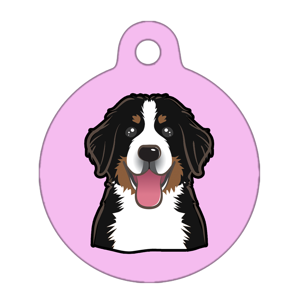 19mm Diameter Tiny Size - Bernese Mountain Dog