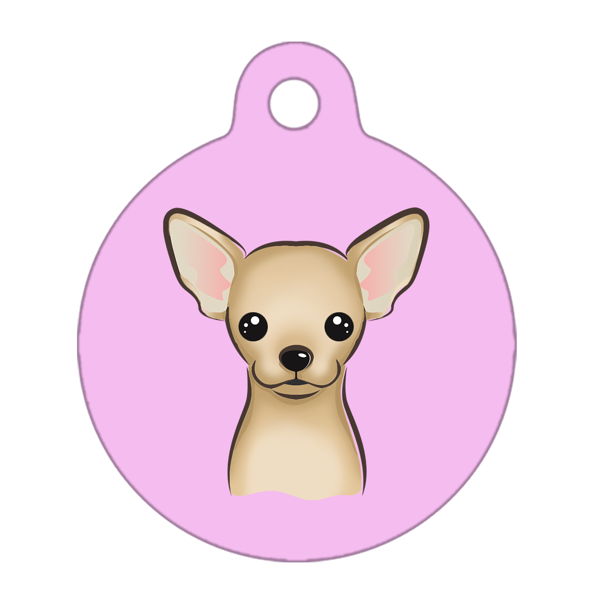 19mm Diameter Tiny Size - Chihuahua Dog