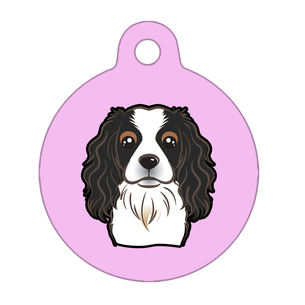 19mm Diameter Tiny Size - Cavalier King Charles Spaniel Dog