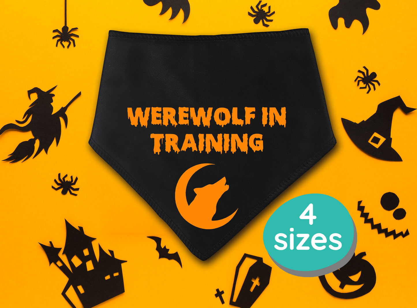 Werewolf In Training Dog Bandana