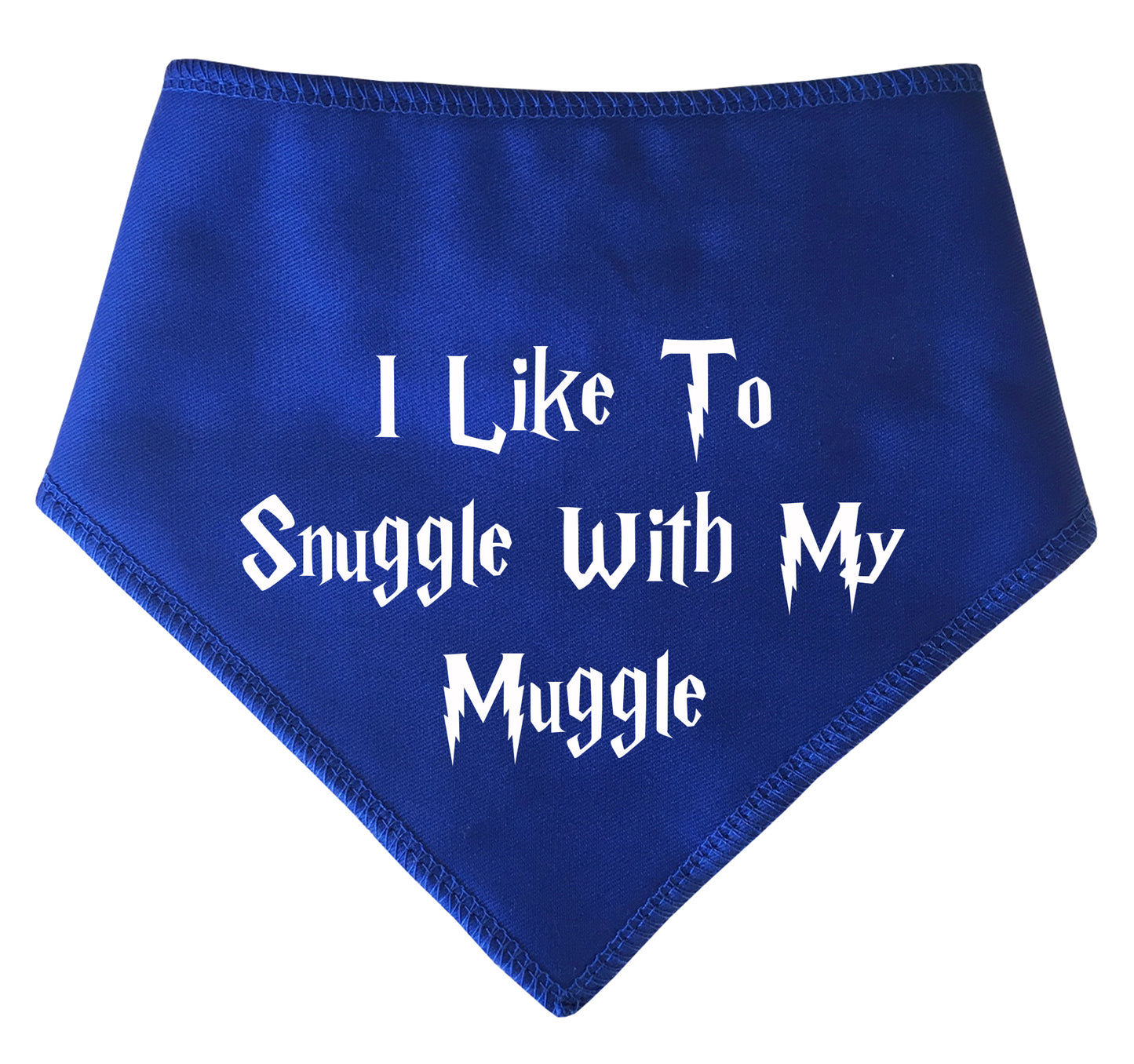 I Like To Snuggle With My Muggle Dog Bandana