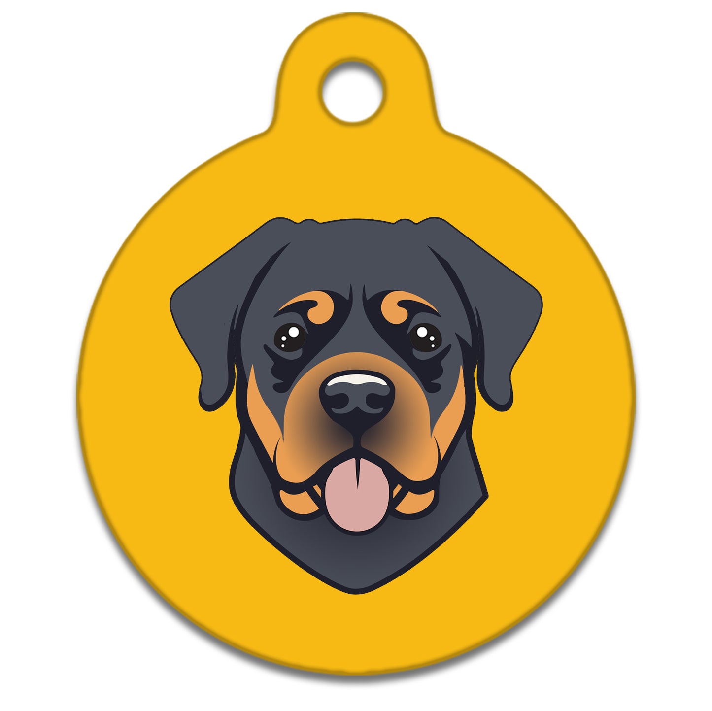 19mm Diameter Tiny Size - Rottweiler Dog