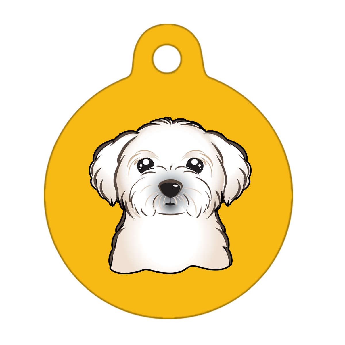 31mm Diameter Medium Size - Maltese Dog