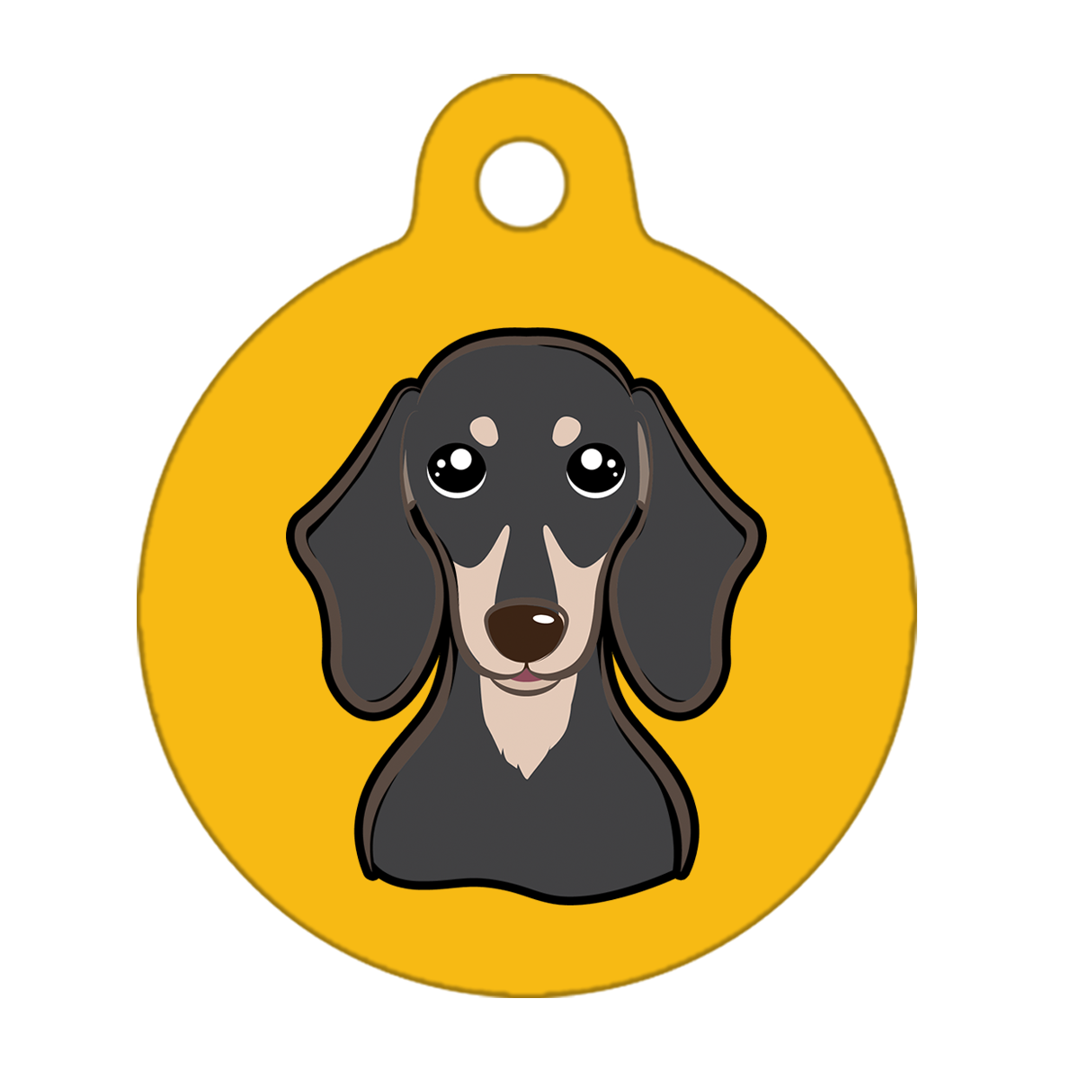 38mm Diameter Large Size - Dachshund Dog