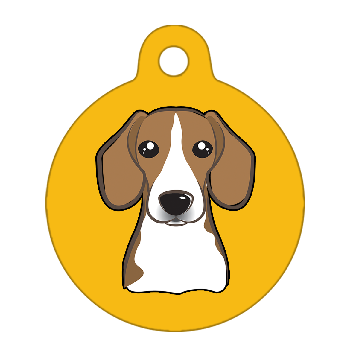 25mm Diameter Small Size - Beagle Dog