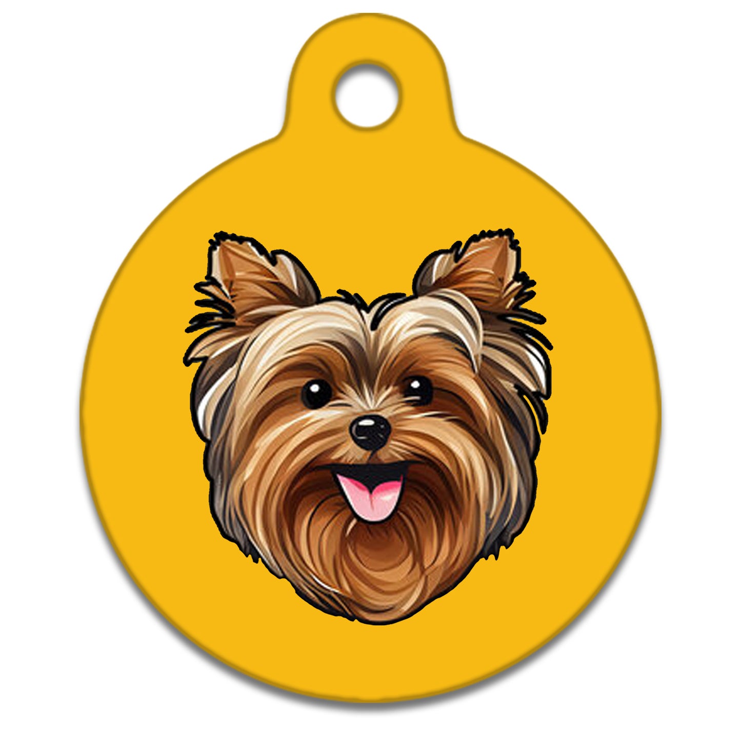 25mm Diameter Small Size - Yorkshire Terrier Dog