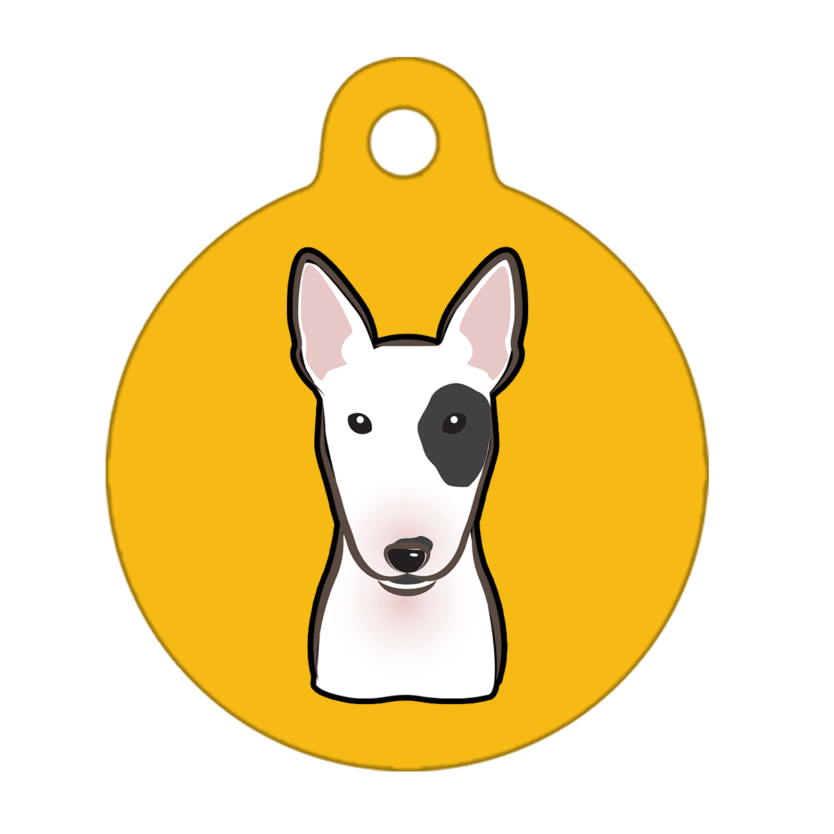 31mm Diameter Medium Size - Bull Terrier Dog