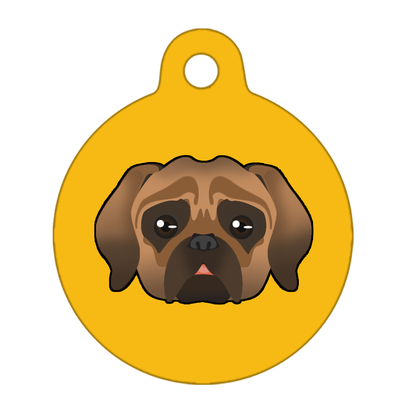 19mm Diameter Tiny Size - Puggle Dog