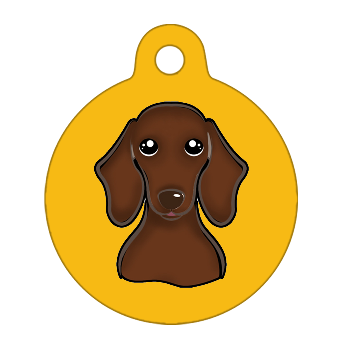 31mm Diameter Medium Size - Dachshund Dog