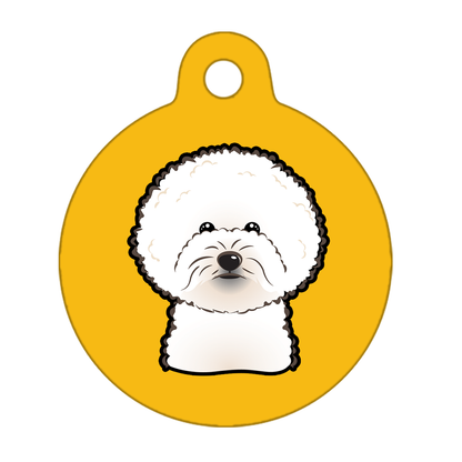 31mm Diameter Medium Size - Bichon Frise Dog