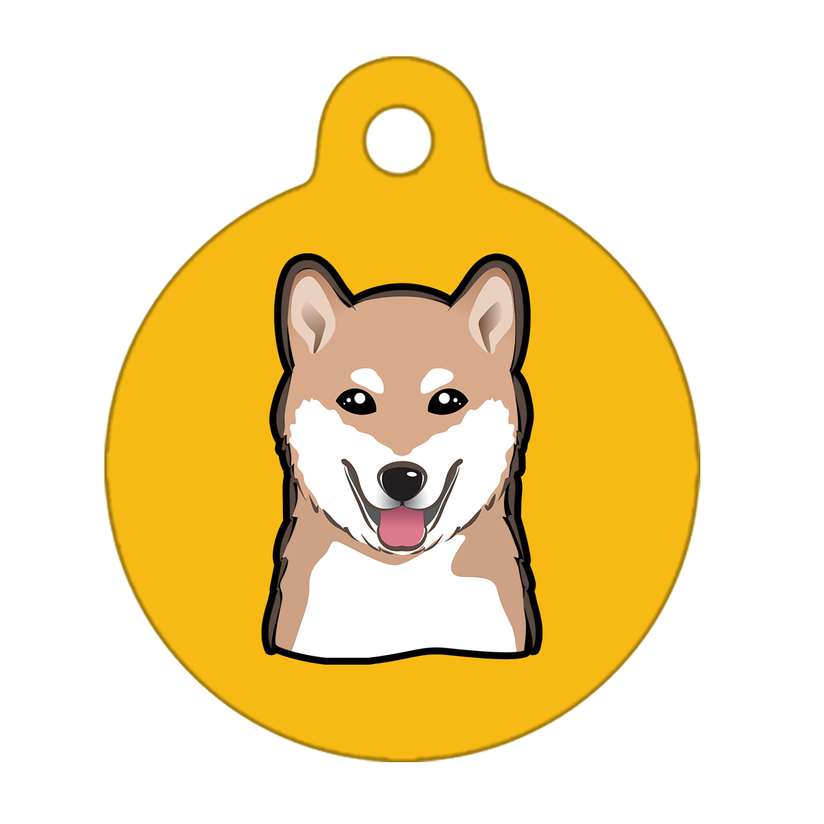 19mm Diameter Tiny Size - Shiba Inu Dog