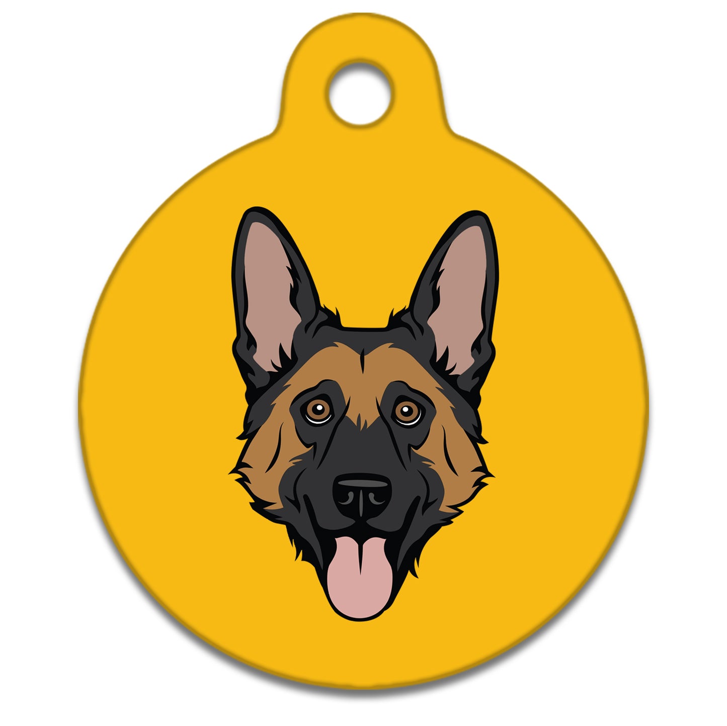 19mm Diameter Tiny Size - German Shepherd Dog