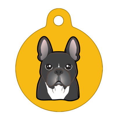 38mm Diameter Large Size - French Bulldog Design