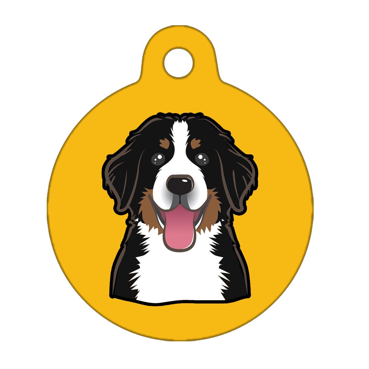 19mm Diameter Tiny Size - Bernese Mountain Dog