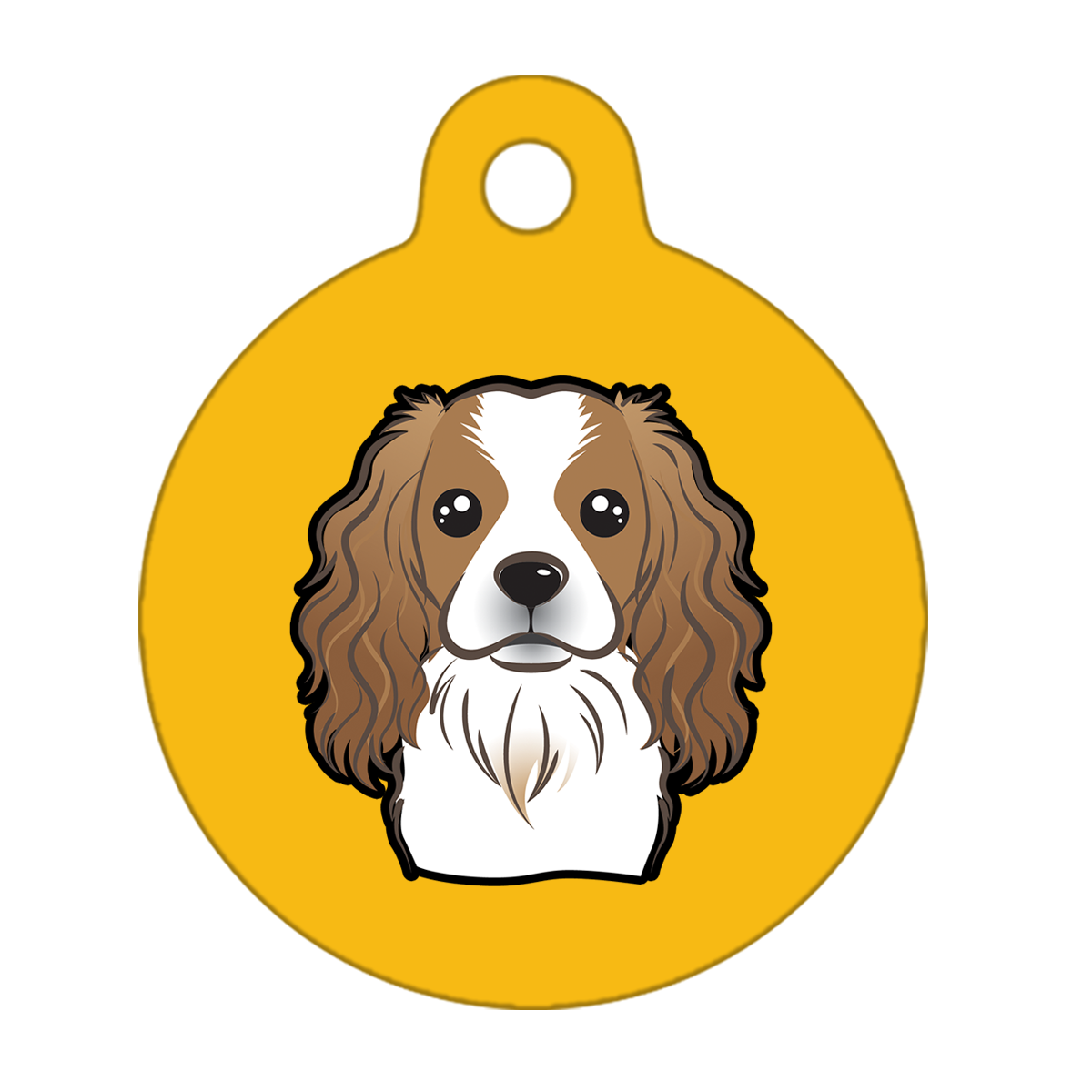 19mm Diameter Tiny Size - Cavalier King Charles Spaniel Dog