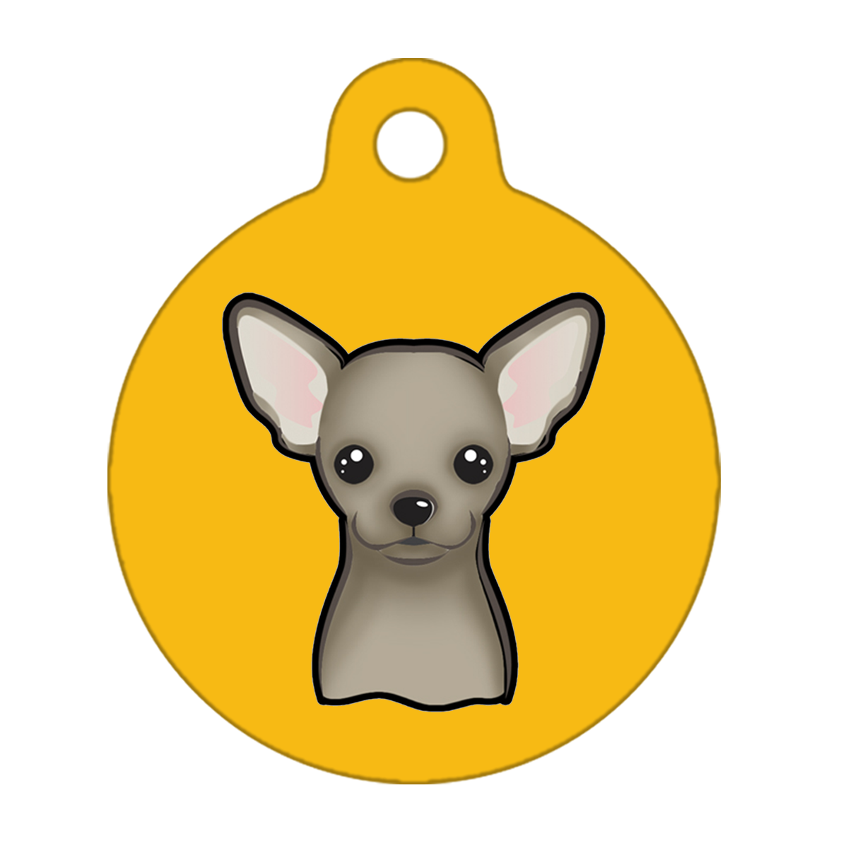 19mm Diameter Tiny Size - Chihuahua Dog