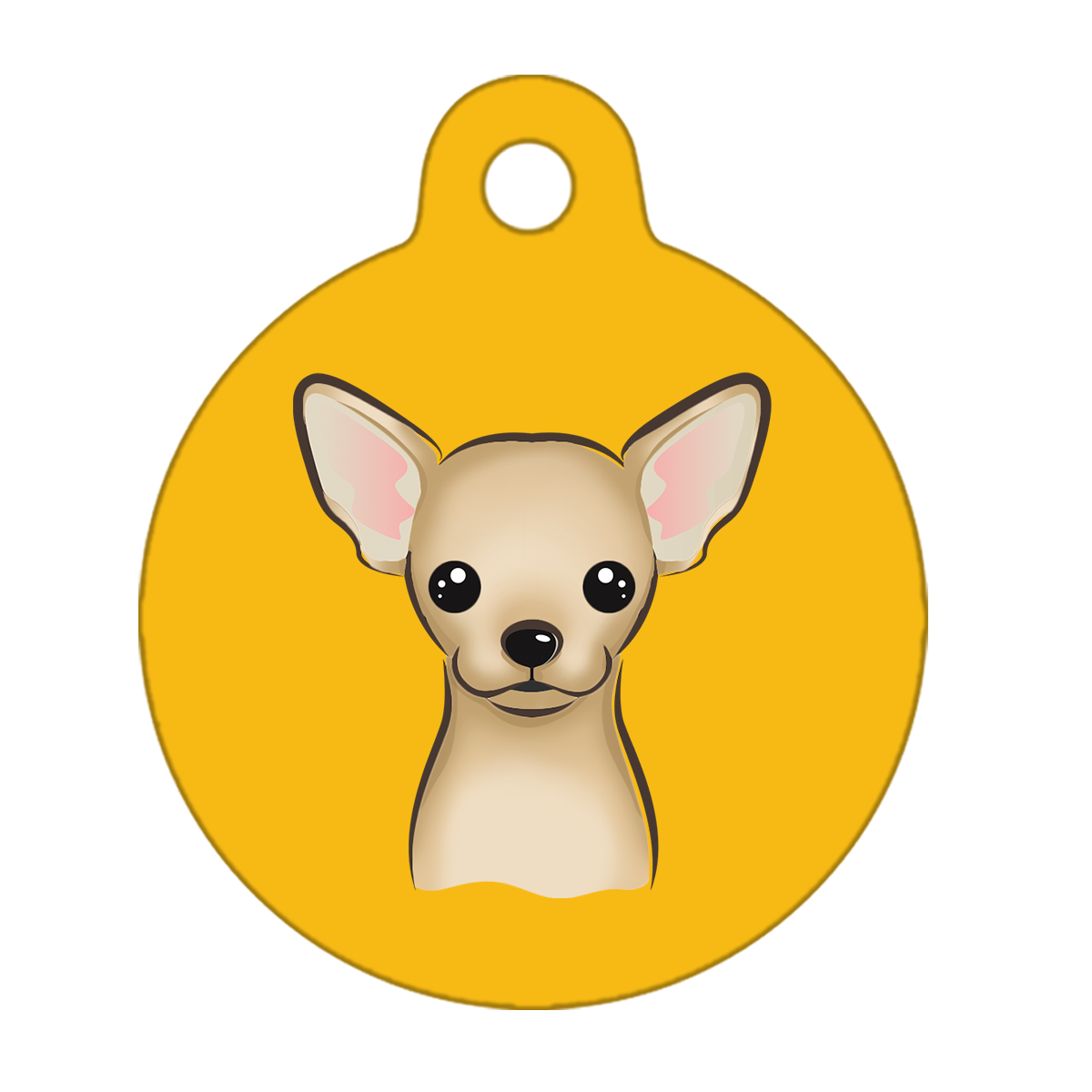 19mm Diameter Tiny Size - Chihuahua Dog