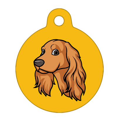 19mm Diameter Tiny Size - Cocker Spaniel Design