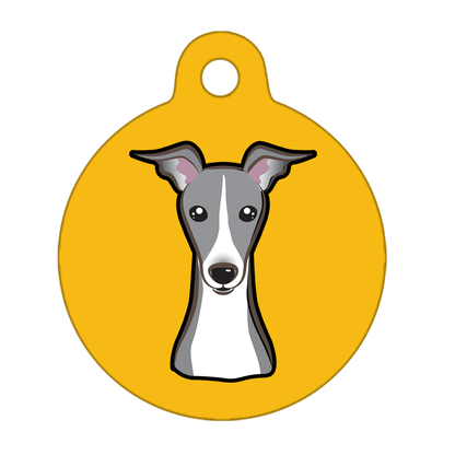 25mm Diameter Small Size - Whippet Dog