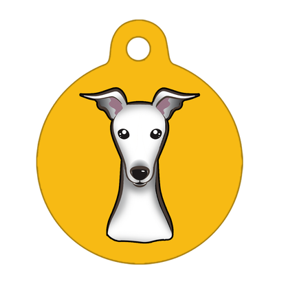 25mm Diameter Small Size - Whippet Dog