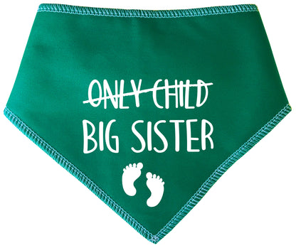 Only Child Big Sister Dog Bandana