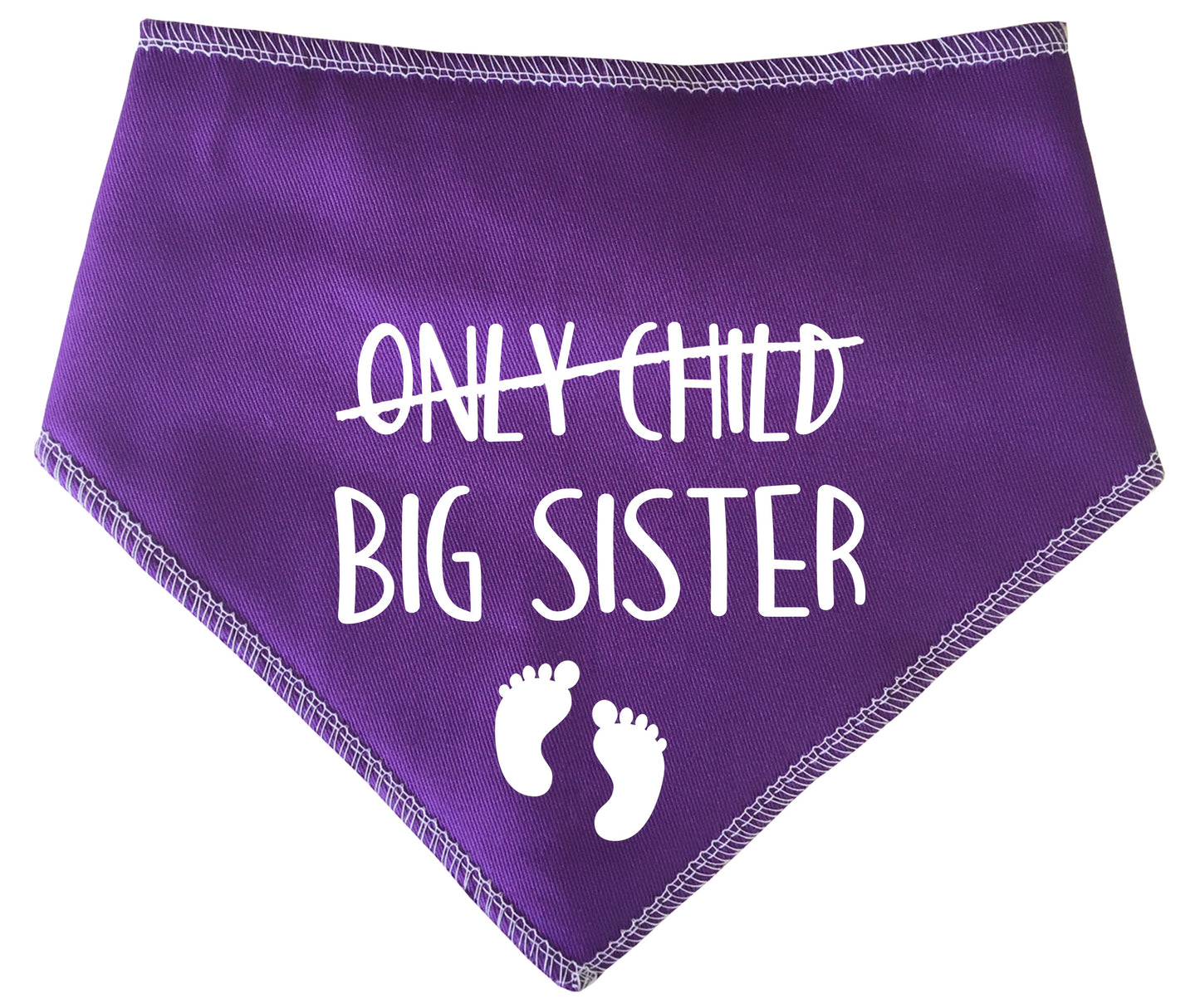 Only Child Big Sister Dog Bandana