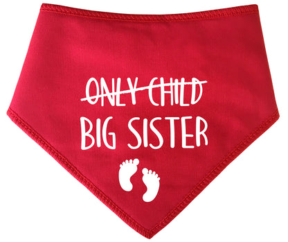 Only Child Big Sister Dog Bandana