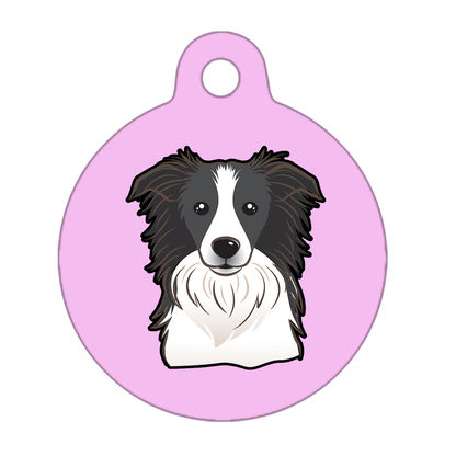 38mm Diameter Large Size - Border Collie Dog