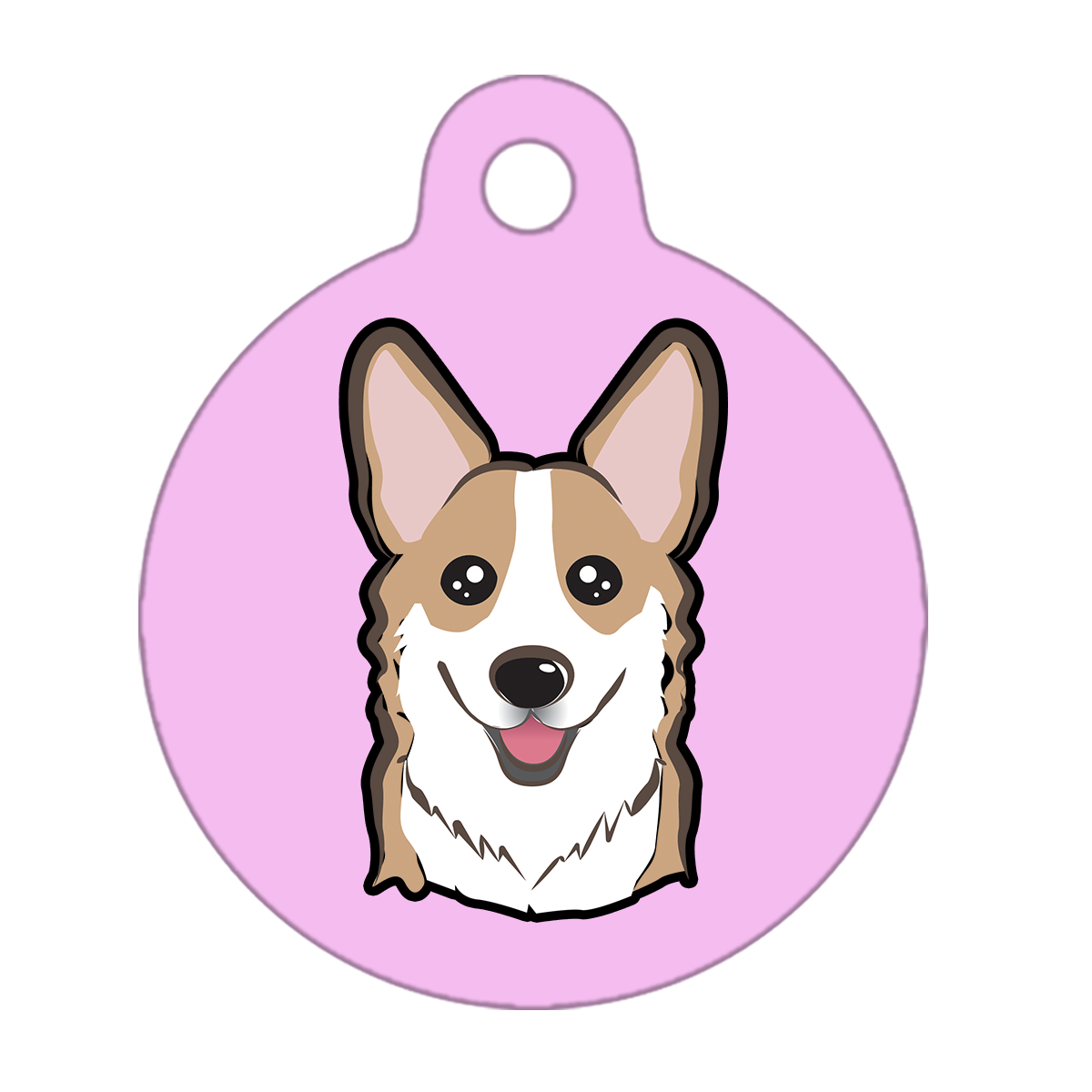 38mm Diameter Large Size - Corgi Dog