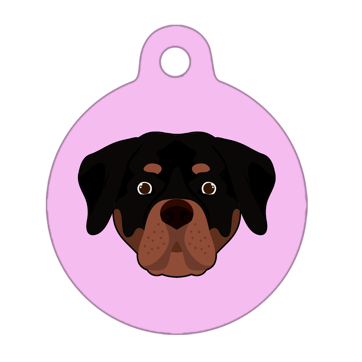 31mm Diameter Medium Size - Rottweiler Dog