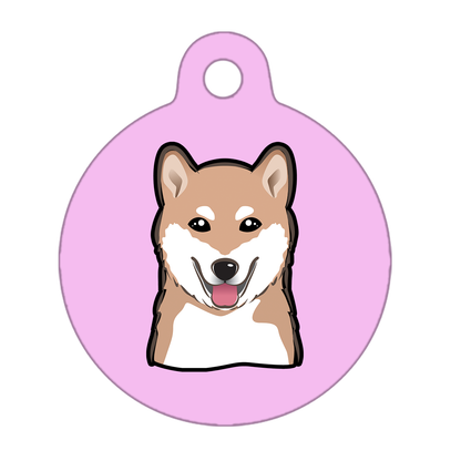 19mm Diameter Tiny Size - Shiba Inu Dog