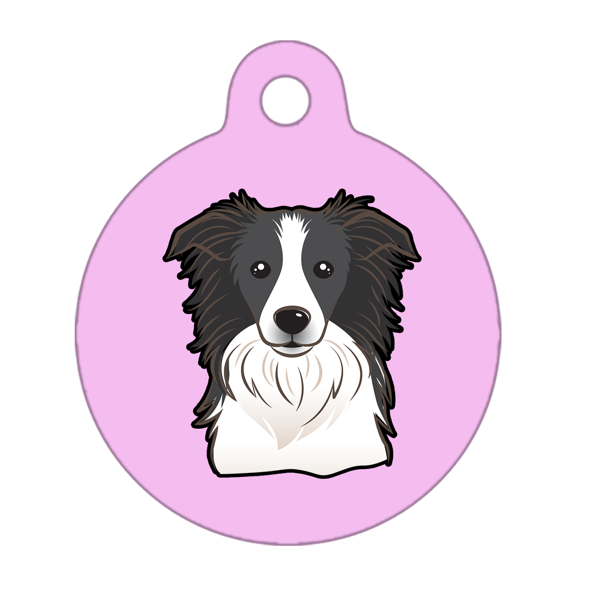 25mm Diameter Small Size - Border Collie Dog