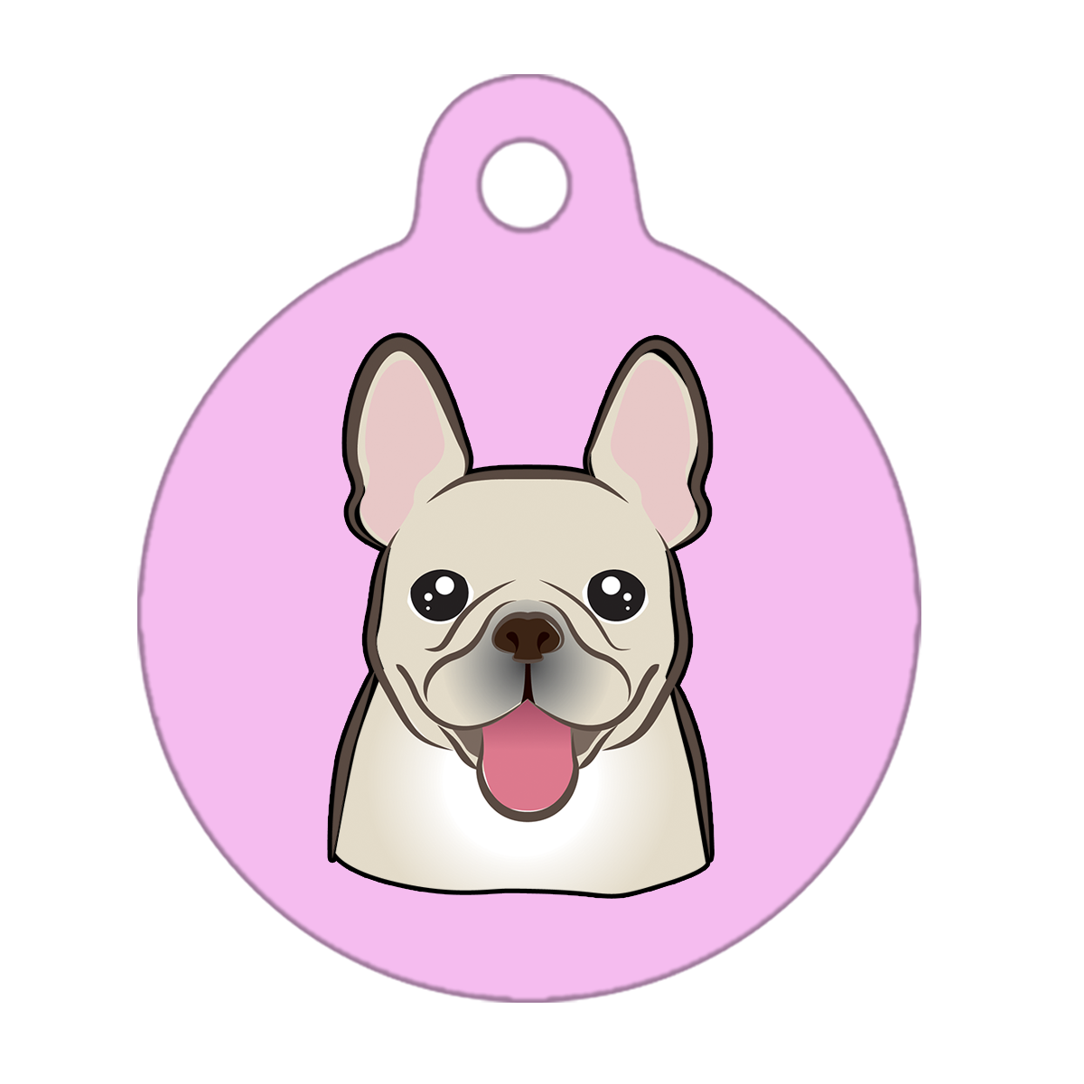 31mm Diameter Medium Size - French Bulldog Design