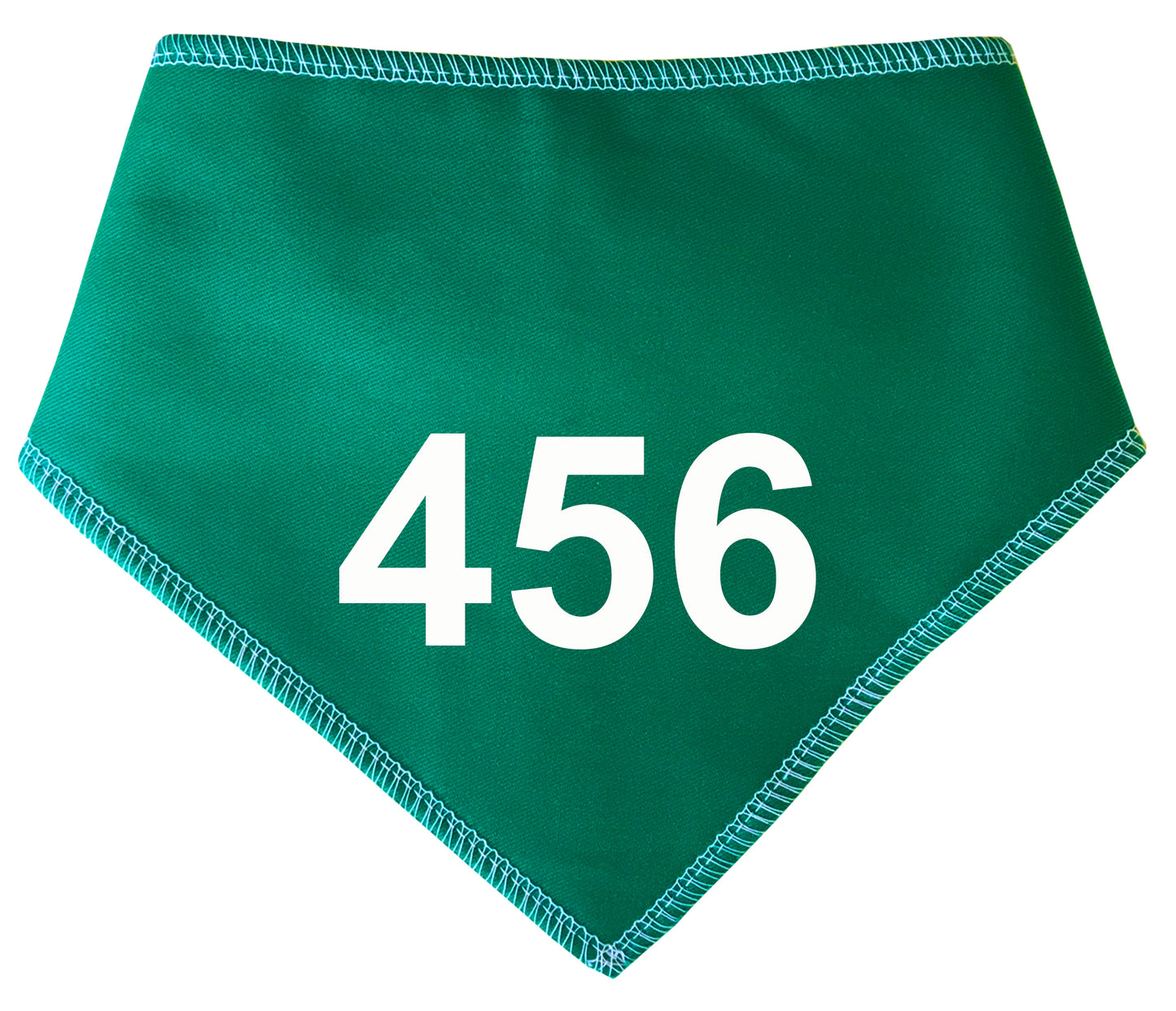 Squid Games Player Number Green Dog Bandana