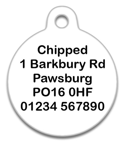 Poppy Ring - Pet ID Tag