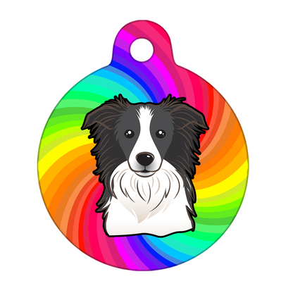 38mm Diameter Large Size - Border Collie Dog